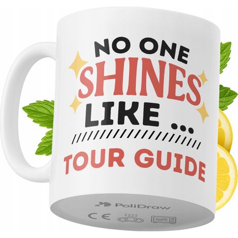 Mug humoristique pour guide touristique, avec un texte amusant et un design graphique original. Idéal pour les anniversaires, les fêtes et les occasions spéciales. Mug premium pour la maison, le burea (1/5)