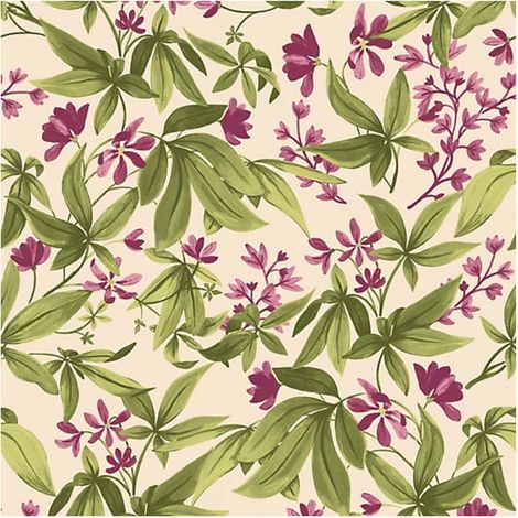 Morgane Fuchsia Pink Vinyl Wallpaper Paste The Wall Scrubbable Botanical (1/4)
