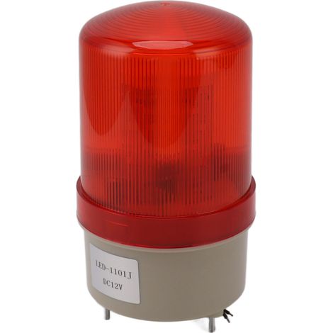 Sirène gyrophare lumineuse et sonore DC12V pour barrière électronique anti-intrusion, alarme rotative 120dB, PP 16x9cm, 216g, avec 3 écrous (1/5)
