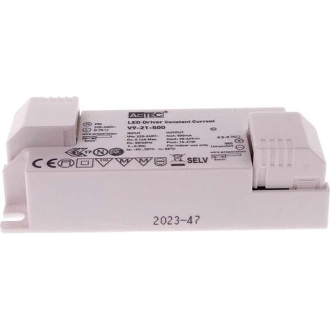 Led Driver CC Corrente Costante 500mA 30V-42VDC Per Alimentare Led Max 21W