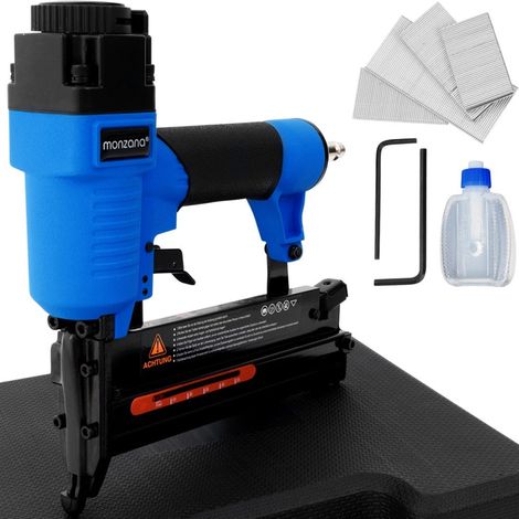 2 in 1 air nail gun stapler with case 100 capacity
