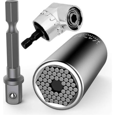 Chiave a bussola Chiave universale Dado universale Chiave a bussola universale Attrezzi manuali multifunzione 7-19mm (1/5)