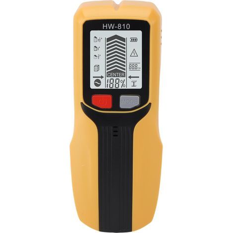 Wandständersucher, multifunktionaler Scandetektor mit hochpräzisem LCD-Bildschirm für gelbe Sanitärleitungen (1/5)