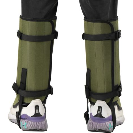 Guêtres de randonnée imperméables et coupe-vent, protection cheville et mollet pour bottes, idéales pour trekking, alpinisme, chasse et raquettes, unisexes, résistantes au sable et à la neige. (1/2)