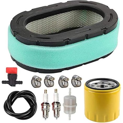 Compatible avec les filtres à air 32 083 09 avec filtre à huile 52 050 02-S, bougie d'allumage Tune Up Kit compatible avec Kohler 32-083-09-S 32-883-09-S1 KT610 KT620 KT730 KT735 KT740 19HP (1/4)