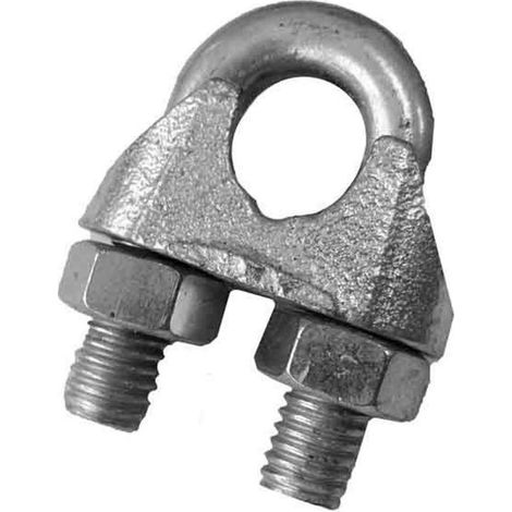 edm Modèle Standard serre-câbles argenté 8 mm