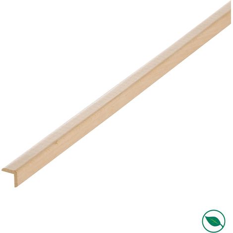 Forestea – Lot de 16 baguettes angles revêtues chêne clair 2400 x 22 x 22 mm – Certification PEFC 70% – Finition élégante pour intérieur (1/3)