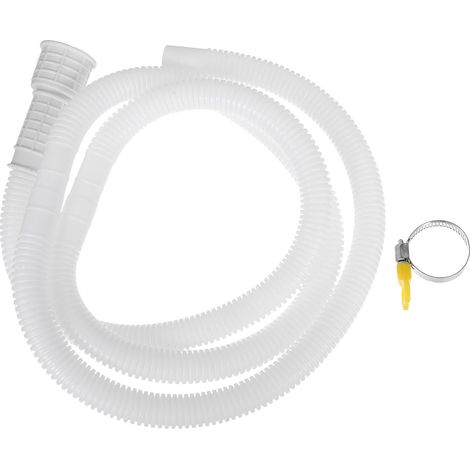 Tuyau de Climatisation Flexible en Pvc Blanc, Tuyau de Sortie Léger et Facile à Ajuster pour Air Conditionné et Machine à Laver, pour Fête Maison ou Bureau (1/5)