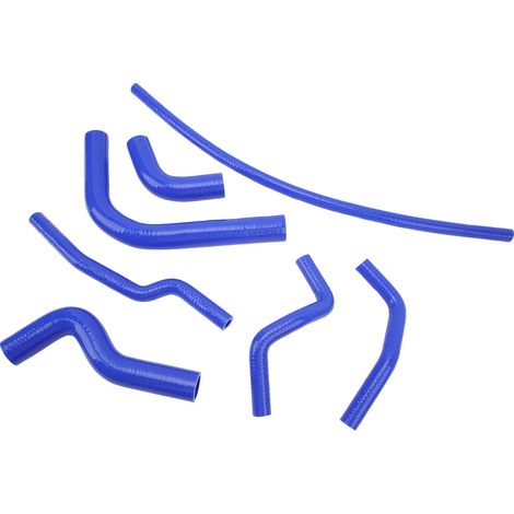 Tuyau Radiateur Silicone Étanche Résistant Chaleur Kit Flexible Liquide Refroidissement Remplaçant Suzuki Samurai Bleu (1/5)