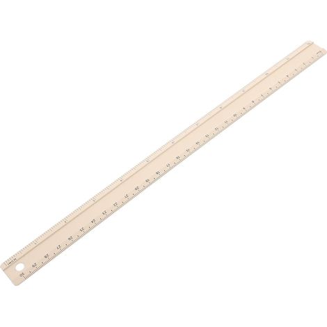 Règle métallique de 30 cm en alliage d'aluminium, beige, pour le (1/5)