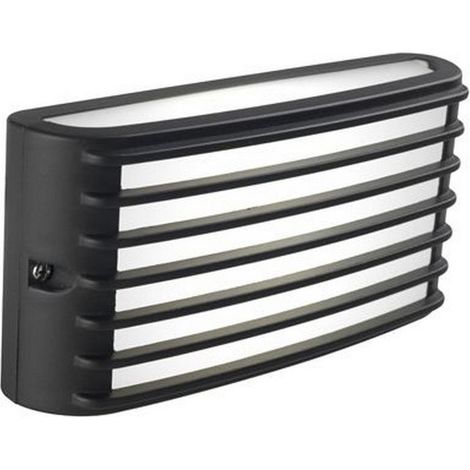 Applique Da Esterno Moderna Grid Alluminio E Termoplastica Grigio Led 10W 4000K (1/5)