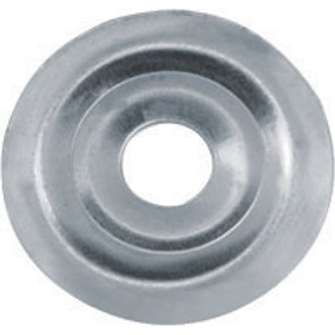 Rosace plate acier zingué - Boite de 100 Ø25