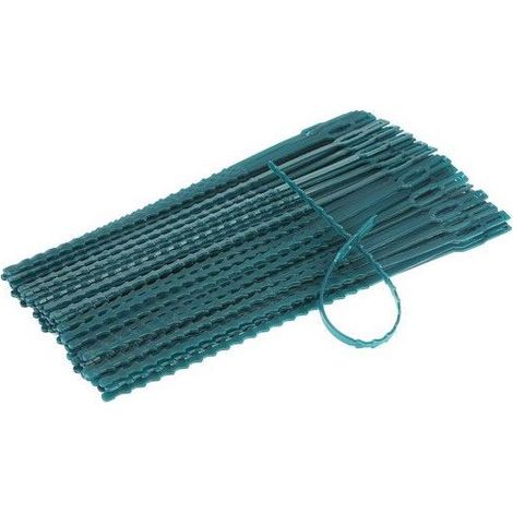 Attaches réglables pour plantes - Lot de 200 pièces - Longueur 17 cm - Plastique durable - Réglable - Réutilisable (1/5)