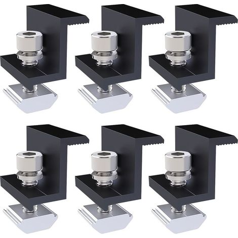 Solarmodulhalterung – Z-Halterung für 30-mm-Photovoltaikmodule – Für Flachdächer, Boote, Autos und Häuser – 2er-Pack (1/5)