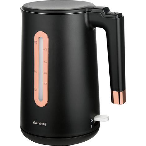Bollitore elettrico Klausberg KB-7889 da 1,7 litri, color oro rosa. (1/5)