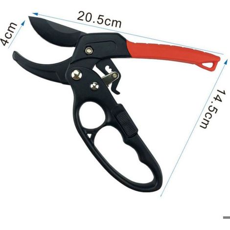 Sécateur À Enclume À Cliquet - Acier SK5 - Pour Taille De Branches Jusqu'à 25 Mm - Poignée Ergonomique - 1 Pièce (1/4)