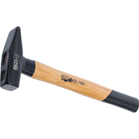 BGS Schlosserhammer Hickory-Stiel DIN 1041 500 g - 52305 (1/5)