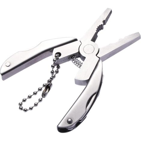 Generic Mini Compactos y Plegables de Acero Inoxidable Alicates (1/5)