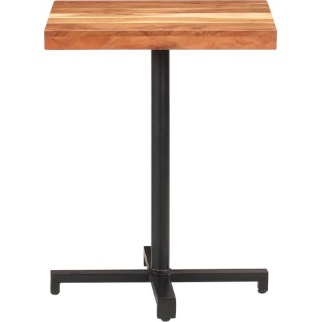 Maison Exclusive - Tavolino da Bistrot Quadrato 60x60x75 cm in Massello di Acacia