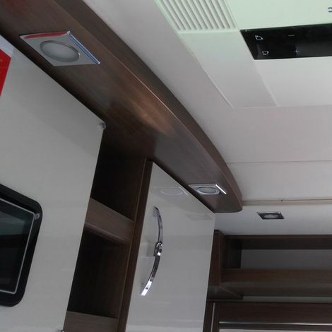 Plafonnier intérieur carré à LED basse tension, lampe décorative de toit pour camping-car ou yacht, 24 V (1/5)