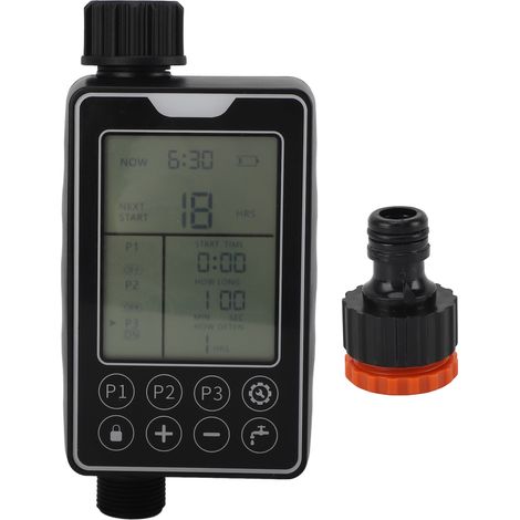 Programmateur d'arrosage extérieur intelligent avec écran tactile, étanche, 1 sortie, pour jardin et pelouse, matériau ABS durable (1/5)