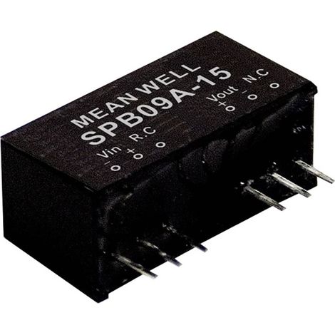 Module convertisseur CC/CC Mean Well SPB09A-24 Nbr. de sorties: 1 x 375 mA 9 W 1 pc(s) Q121872 (1/2)