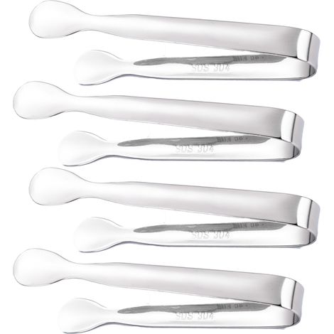 Mini pinces de service, pinces à sucre, pinces à apéritif, lot de 4 (1/5)