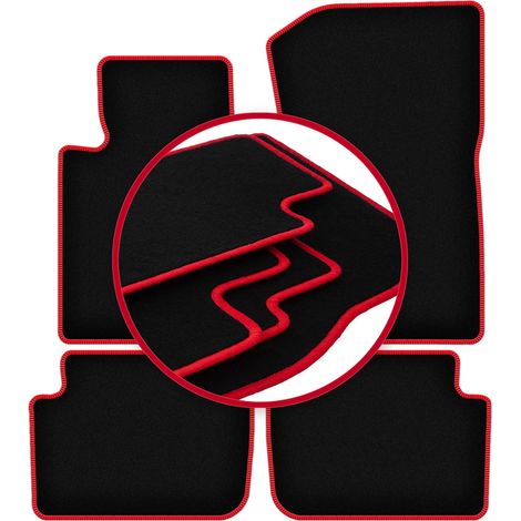 Alfombrillas CARLUX-RED para BMW X3 E83 SUV (2003-2010) (1/5)