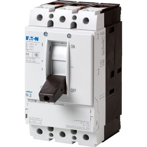 Interruttore Eaton n2-160 3 poli 160 A 690 V AC