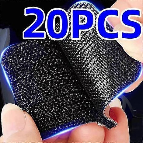 20 autocollants de fixation double face pour tapis de sol de voiture, patchs de fixation pour moquette, rubans antidérapants haute viscosité (1/5)