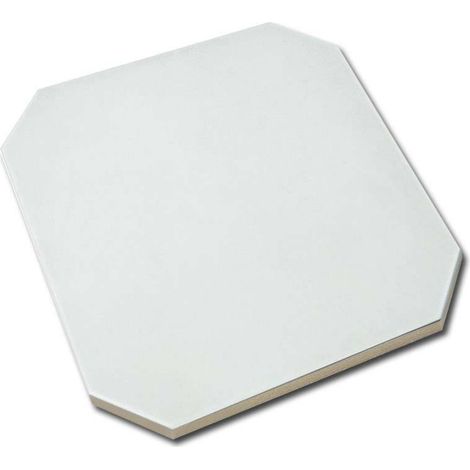 Aelle - Carrelage sol / mur octogonal uni blanc mate 20x20 cm OCTAGON BLANCO MATE - Vendu par boîte de 1 m² (1/5)
