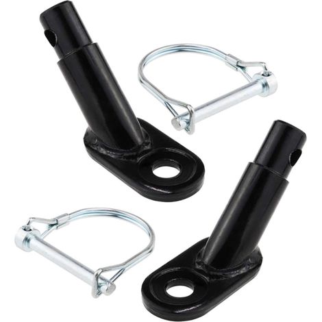 Attelage pour Remorque à Vélo en Fer Noir 2 Pièces (1/5)