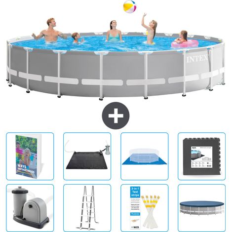 Intex Piscina Prism Frame Rotonda - 610x132 cm - 9-pezzi  S543