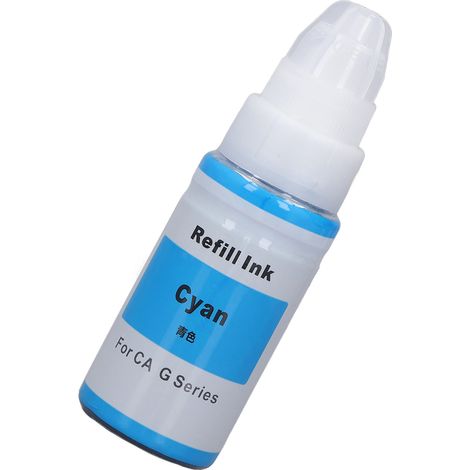 Types d'encre compatibles avec les imprimantes Canon 890 : G1800, G280, G1810, G2810, G3800, G3810 (cyan). (1/5)