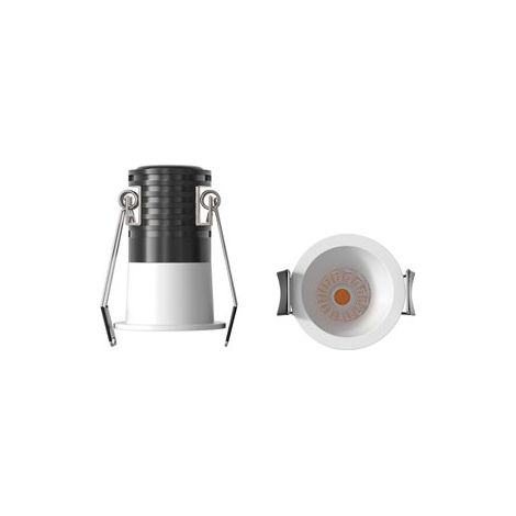Mantra Downlight LED empotrable minimalista 3W CANE blanco, 45º, Ø40,2mm 3000K/4000K (1/4)