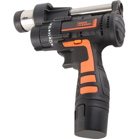 Elektrischer Abflussreiniger, Handgerät, elektrische Abflussspirale, Rohrverstopfungsbeseitiger für Spülbecken, Abwasserleitungen, EU-Stecker, 100–240 V, 4,5 m (1/5)