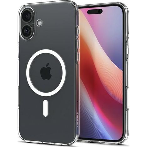 Funda transparente Spigen MagSafe para iPhone 16 (1/5)