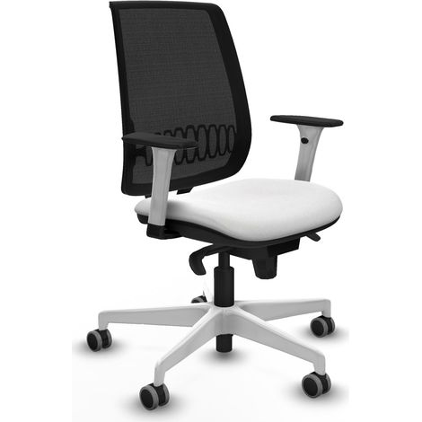 Chaise de bureau piqueras y crespo Alares syncro noir blanc (1/2)