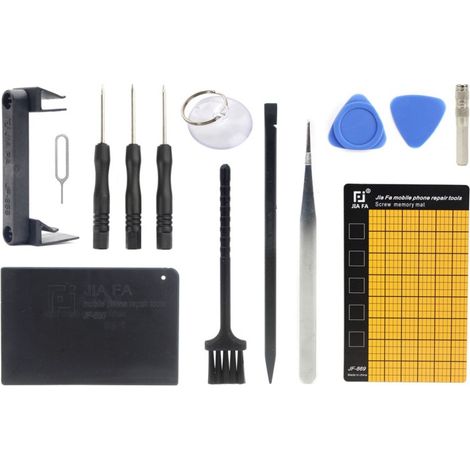 JF-8147 14-in-1 Multifunctional Metal and Plastic Disassembly Kit for iPhone (1/3)