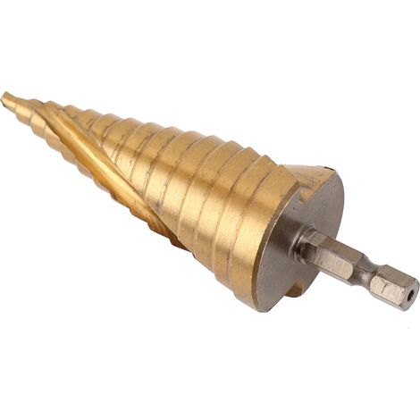 Foret étagé HSS coupeur de trous avec manche hexagonal pour percer bois 4mm à 20mm, outil multi-diamètres (1/5)