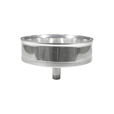 TAPPO CHIUSURA ACCIAIO 316L CON SPURGO Diam. 80