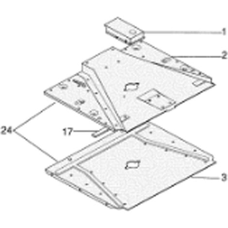Joint ventilateur tangentiel (repère 17) d'origine (C00138844, 482000090901) Four, cuisinière ARISTON HOTPOINT, INDESIT, SCHOLTES, WHIRLPOOL