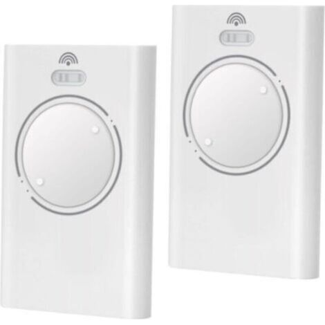2 Pièces Telecommande Porte de Émetteur de Garage 868MHz,Telecommande Portail 2 Canaux Compatible avec XT2 868 SLH, XT 868 SLH(Blanc) (1/4)