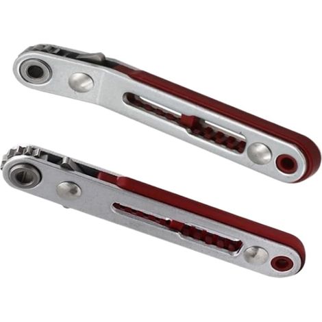Juego de 2 mini llaves de trinquete de 90 grados para reparación