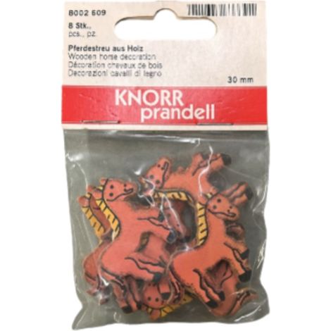 KNORR PRANDELL - DECORAZIONI DI CAVALLIDI LEGNO 30MM 8 PZ