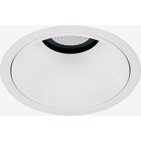 Downlight LED empotrable con marco redondo Ø8 cm en aluminio Orelva SKLUM (1/5)