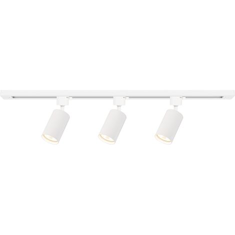 Kit rail lumineux monophasé blanc 1 m 3 spots GU10 10 W Tiger Milagro (1/5)