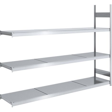 hofe, Rayonnage emboîtable extra-large avec tablettes en acier, (1/2)