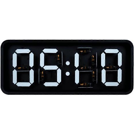 Großformatige mechanische Wanduhr mit Servomotor, WLAN, KI-Sprachsteuerung und großem digitalen Wecker, zur Inneneinrichtung (1/5)