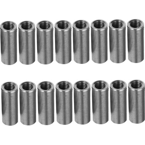 Lot de 20 connecteurs ronds en acier inoxydable pour barres et (1/5)